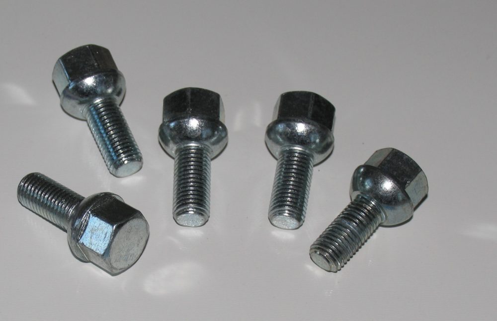 5 KNOTT AVONRIDE TRAILER SPHERICAL WHEEL BOLTS M12 574016 Slipstream Trailer Parts