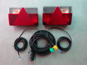 AJBA FP40 Trailer Lighting Kit. AJBA 4Mt Harness with Side Run Off