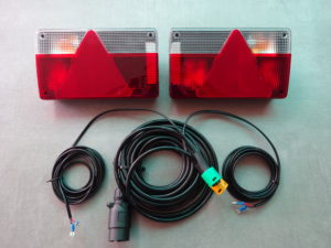 AJBA FP80 Trailer Lighting Kit. AJBA 4Mt Harness with Side Run Off