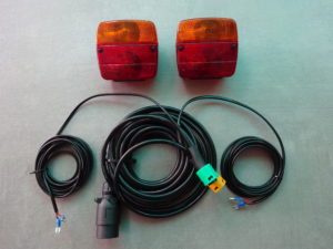 AJBA FP11 Trailer Lighting Kit. AJBA 4Mt Harness with Side Run Off