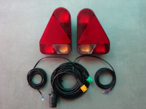 AJBA FP70 Trailer Lighting Kit. AJBA 4Mt Harness with Side Run Off