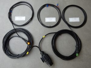 5PIN 4M ASPOCK COMPATIBLE LIGHTING HARNESS WITH NUMBER PLATE & SIDE MARKER WIRING